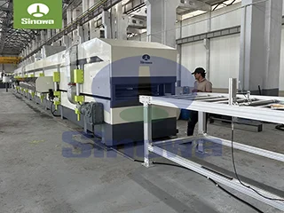 Continuous Laminating of PU Sandwich Panel Line