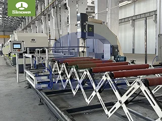PU Sandwich Panel Line For Curved Roof