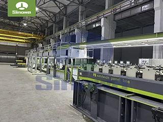 High-Speed PU Sandwich Panel Making Line For Large-Scale Projects