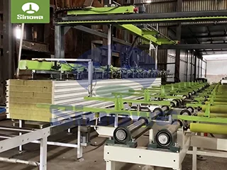Continuous Fireproof Rock Wool Sandwich Panel Line