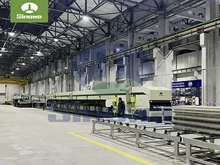 Metal Carved Insulated Sandwich Panel Production Line For Wall