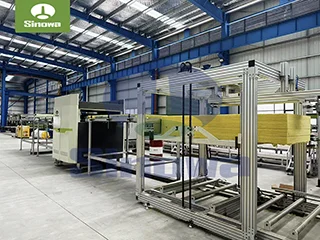 High Efficiency Rockwool Sandwich Panel Production Line Supplier