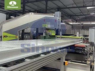 PUF Sandwich Panel Machine With Automatic Edge Trimming System