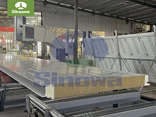 Rockwool Sandwich Panel Production Line for Residential Building