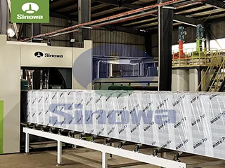 PU Sandwich Panel Line Using Kraft Paper Backing For Temporary Building Panels