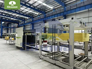Punching And Silencing PU Sandwich Panel Line