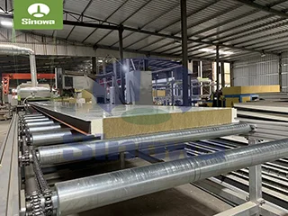 Roof Rock Wool Sandwich Panel Line