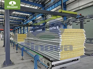 Thermal Insulation Rock Wool Sandwich Panel Line