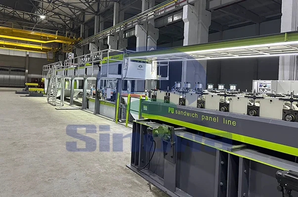 Video of Continuous PU Sandwich Panel Production Line For Tajikistan Customers