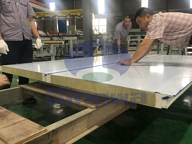 Continuous Rockwool/Mineral Wool Sandwich Panel Production Line